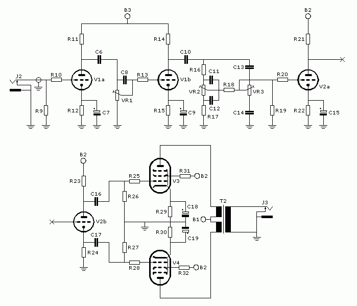 Amplifier schematic